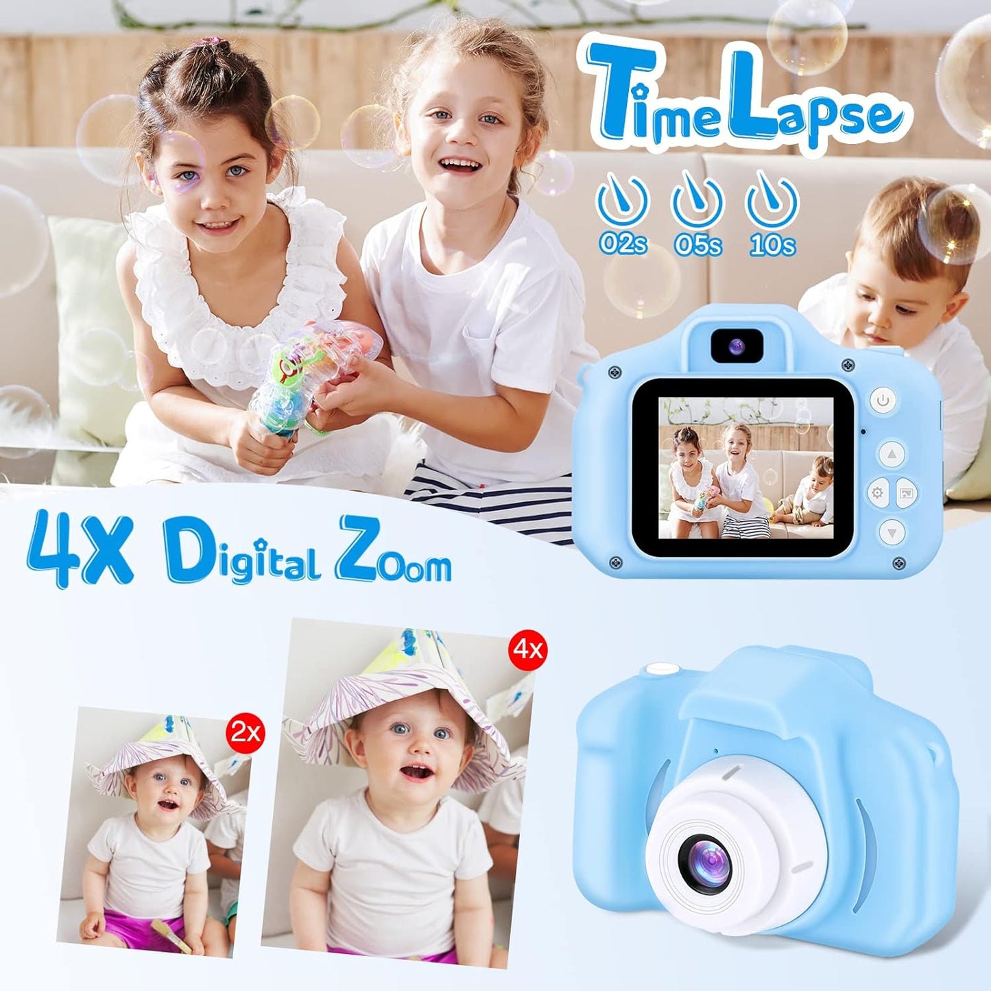 👑 “La Mini Cámara Digital para Niños y Niñas™ más que un juguete, una experiencia única 👧👦 “¡Imposible crecer sin recuerdos!