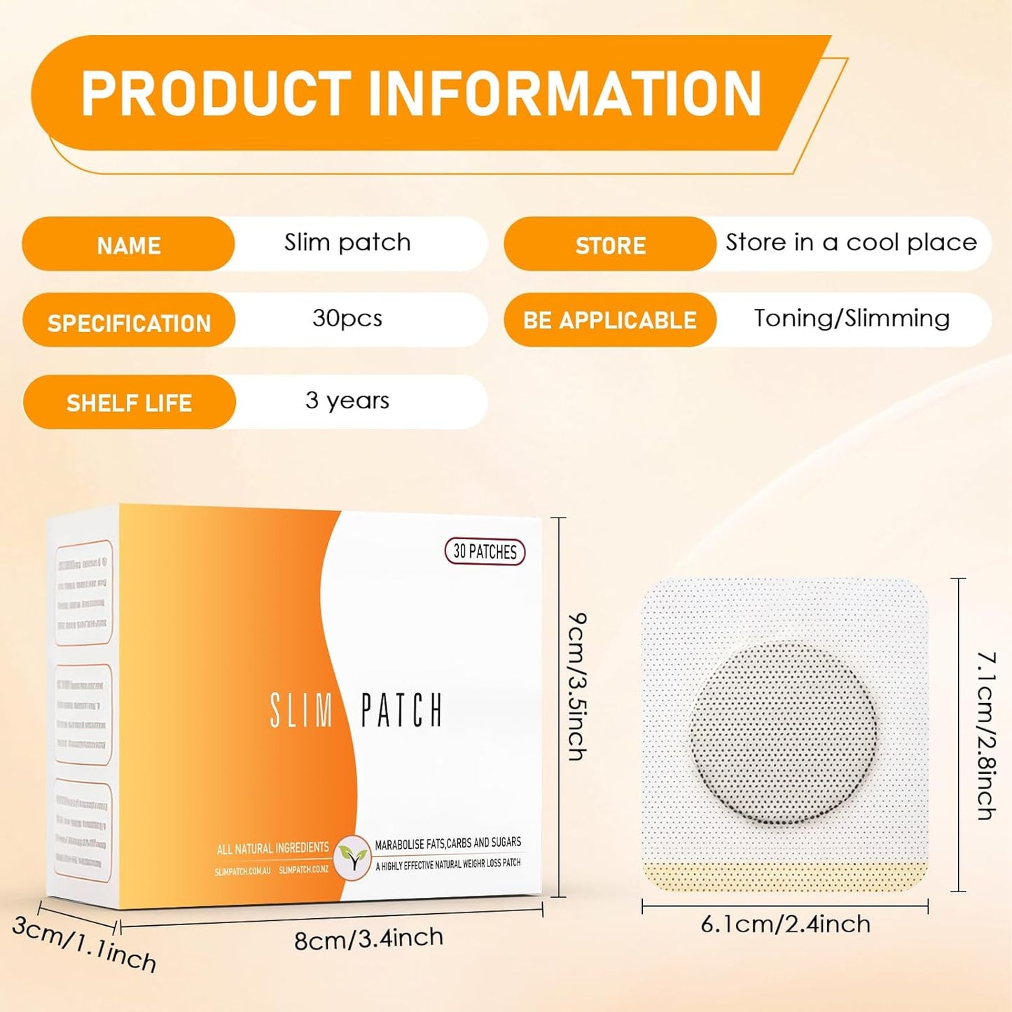 ¿Buscas moldear tu figura de manera práctica?   ✨ Parches Reductores™ – 30 Unidades: acompaña tu rutina, estiliza tu abdomen y refuerza tu confianza 💃