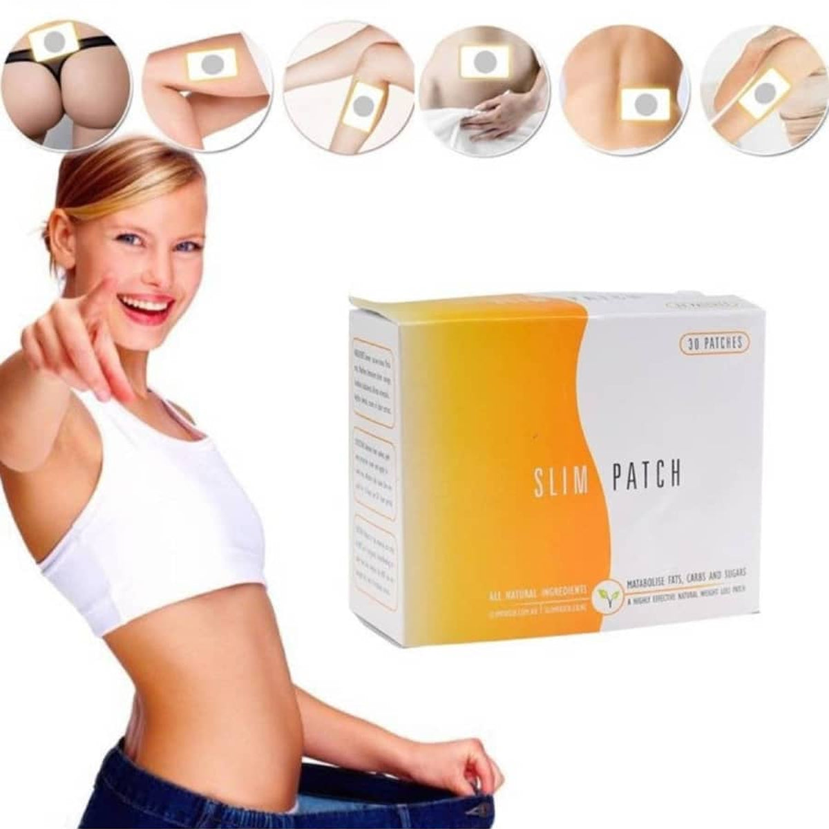 ¿Buscas moldear tu figura de manera práctica?   ✨ Parches Reductores™ – 30 Unidades: acompaña tu rutina, estiliza tu abdomen y refuerza tu confianza 💃