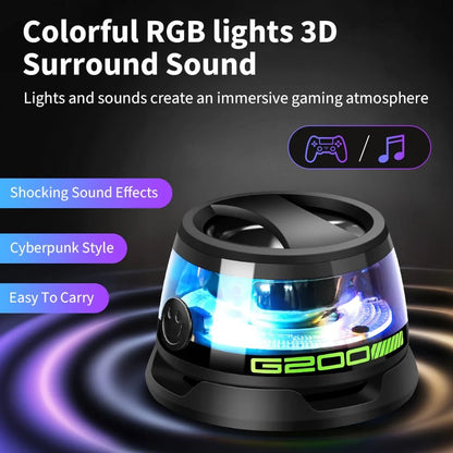 🔊✨ Sonido Poderoso, Tamaño Mínimo — ¡Descubre el Mini Parlante Magnético G200™! 💥🎶