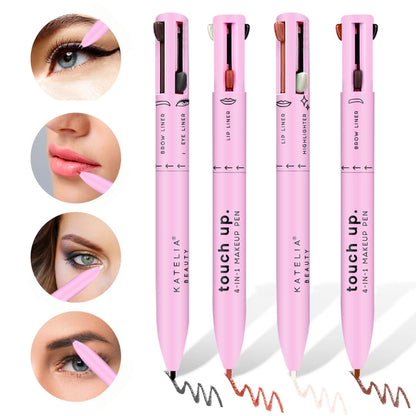 ✨ Bolígrafo Maquillaje 4 En 1™ – 🎒Todo tu estuche de maquillaje en un Solo Bolígrafo! 💄🖊️ Tienes todo lo que necesitas en un solo producto. ¡Práctico, compacto y siempre listo! ✨💖