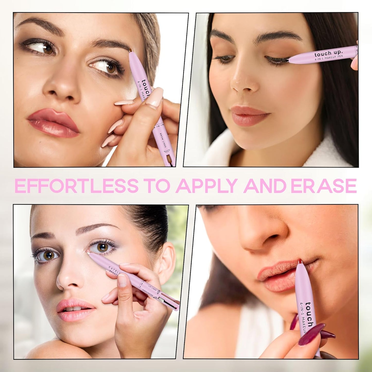 ✨ Bolígrafo Maquillaje 4 En 1™ – 🎒Todo tu estuche de maquillaje en un Solo Bolígrafo! 💄🖊️ Tienes todo lo que necesitas en un solo producto. ¡Práctico, compacto y siempre listo! ✨💖