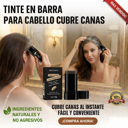 🔥 ¿Te incomodan esas canas que apagan tu look? – Devuelve juventud y seguridad a tu cabello con Tinte Instantáneo Cubrir Canas™ 🌿✨ Fórmula natural, suave y no agresiva 💖