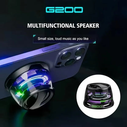 🔊✨ Sonido Poderoso, Tamaño Mínimo — ¡Descubre el Mini Parlante Magnético G200™! 💥🎶