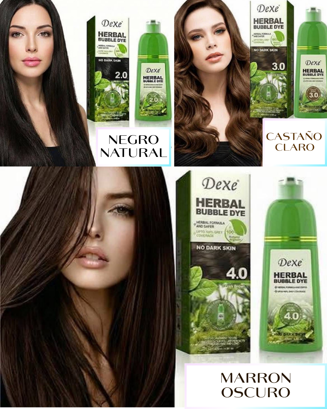 💆‍♂️ Cabello Nuevo en un Solo Paso 🌟 ¡Color + Limpieza + Nutrición!