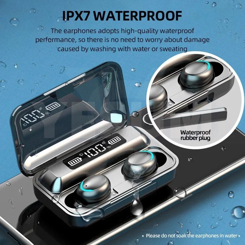 🔥 Audífonos Power Bank F9™ — Sonido 8D + Carga Infinita 🔋🎧 ¡Libertad sin límites!