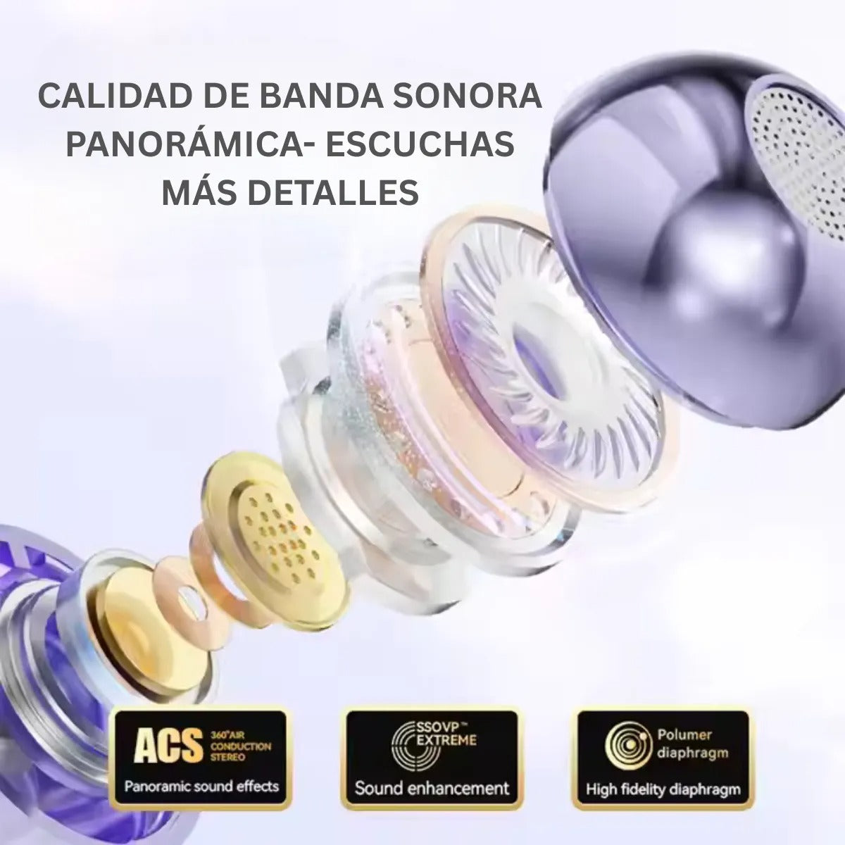 "Audífonos Tipo Arete™ 🎧💎 Se Ajustan, no Molestan, ¡y Lucen Increíbles!"✨🎶