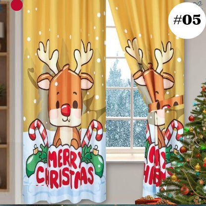 🪟🎅🏼 CORTINAS NAVIDEÑAS™ — Convierte cada rincón de tu hogar en un escenario navideño lleno de encanto y alegría.