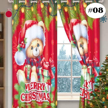 🪟🎅🏼 CORTINAS NAVIDEÑAS™ — Convierte cada rincón de tu hogar en un escenario navideño lleno de encanto y alegría.