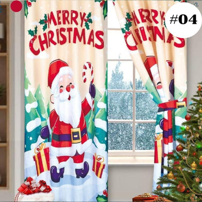 🪟🎅🏼 CORTINAS NAVIDEÑAS™ — Convierte cada rincón de tu hogar en un escenario navideño lleno de encanto y alegría.
