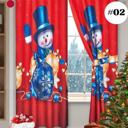 🪟🎅🏼 CORTINAS NAVIDEÑAS™ — Convierte cada rincón de tu hogar en un escenario navideño lleno de encanto y alegría.