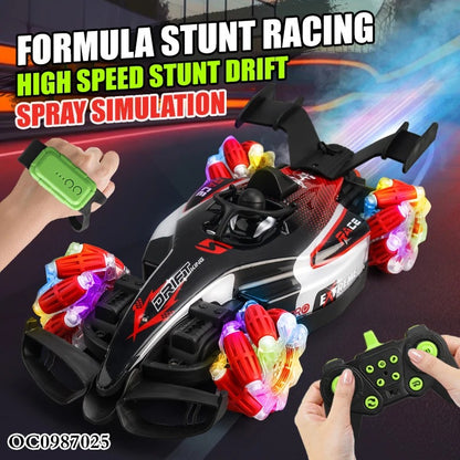 🚀💨✨ Car Stunt F1 360° con Humo Realista™ – 🤚 Luces, control por Gestos y Show de Acrobacias 🎮