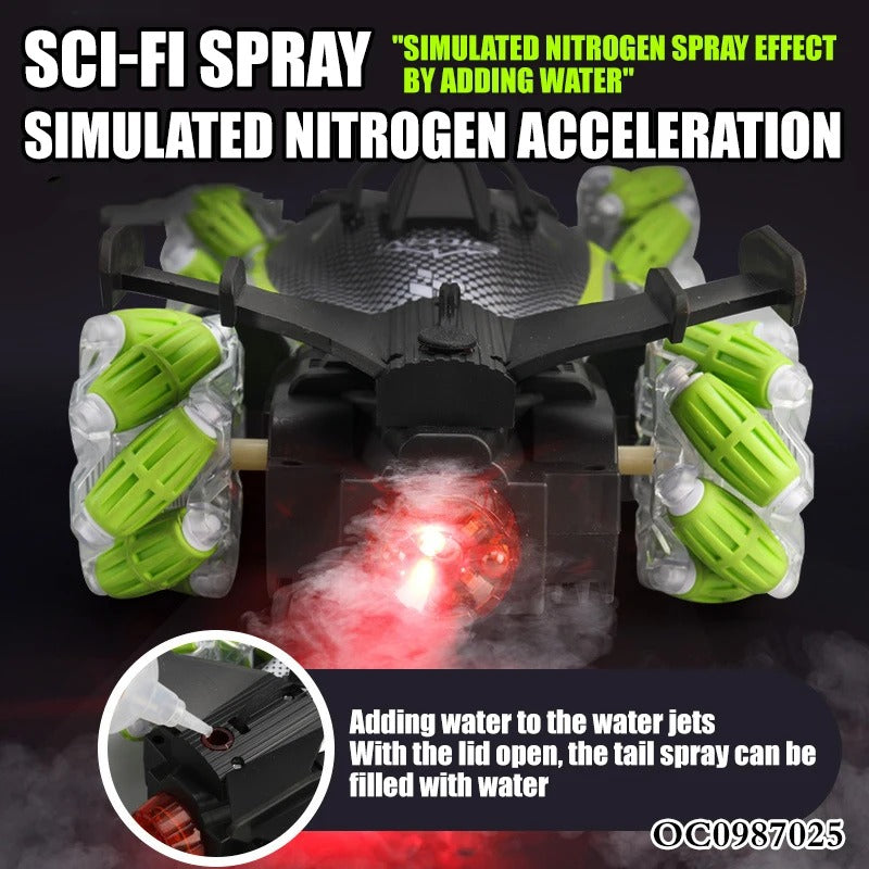 🚀💨✨ Car Stunt F1 360° con Humo Realista™ – 🤚 Luces, control por Gestos y Show de Acrobacias 🎮