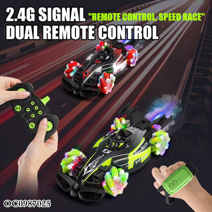🚀💨✨ Car Stunt F1 360° con Humo Realista™ – 🤚 Luces, control por Gestos y Show de Acrobacias 🎮