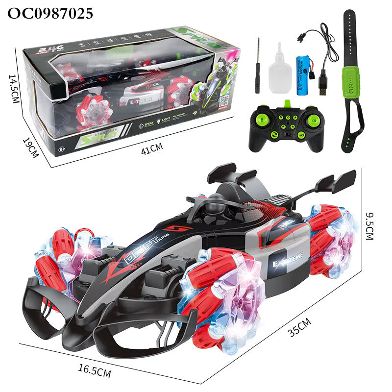 🚀💨✨ Car Stunt F1 360° con Humo Realista™ – 🤚 Luces, control por Gestos y Show de Acrobacias 🎮