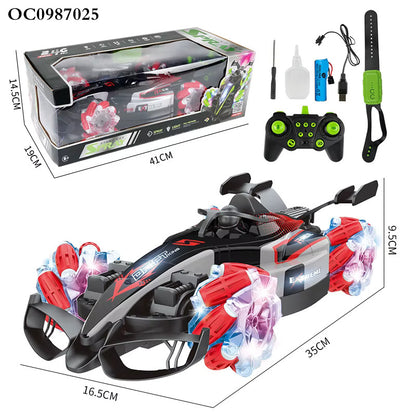 🚀💨✨ Car Stunt F1 360° con Humo Realista™ – 🤚 Luces, control por Gestos y Show de Acrobacias 🎮
