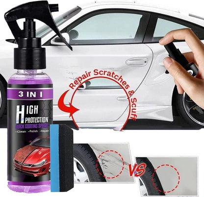 🛡️ Protege, pule y transforma tu auto con el SPRAY BRILLO 3 EN 1 PARA AUTOS™ – sin agua, sin esfuerzo