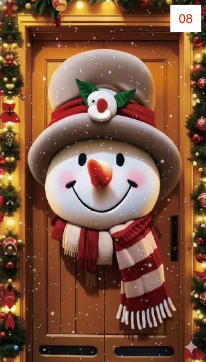 🎅Haz que el Espíritu Navideño se sienta desde la entrada🏡 — FORRO NAVIDEÑO PARA PUERTA™
