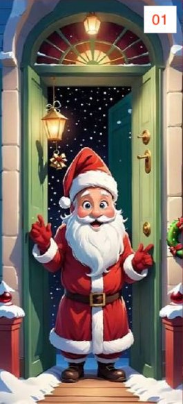🎅Haz que el Espíritu Navideño se sienta desde la entrada🏡 — FORRO NAVIDEÑO PARA PUERTA™