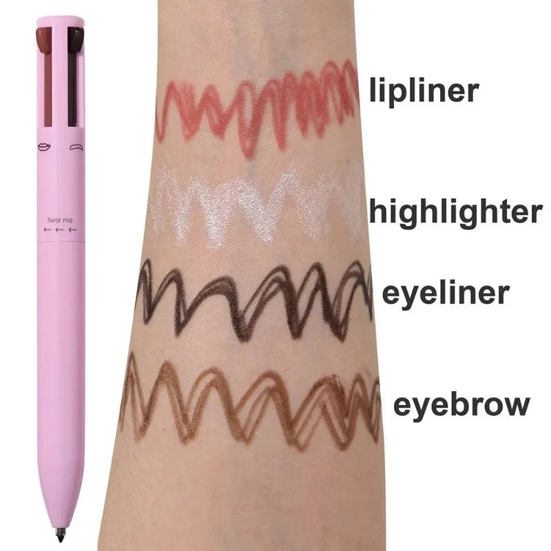 ¡GRAN COMBO DE BELLEZA! ... Base Mágica de Maquillaje + Bolígrafo de Maquillaje 4 en 1™.. ¡La Pareja Perfecta!.. ¡Vamos a resaltar esa belleza al máximo! 😄🌟 Logra una Transformación Instantánea en Tu Rostro. 💄