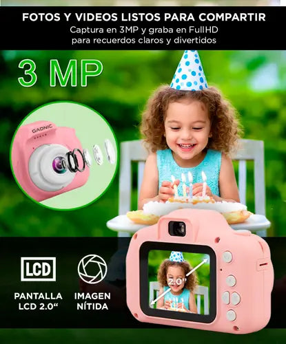 👑 “La Mini Cámara Digital para Niños y Niñas™ más que un juguete, una experiencia única 👧👦 “¡Imposible crecer sin recuerdos!