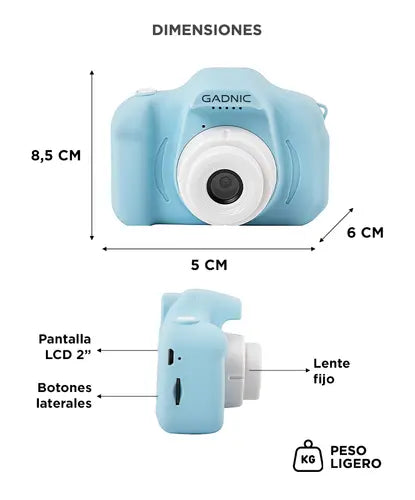 👑 “La Mini Cámara Digital para Niños y Niñas™ más que un juguete, una experiencia única 👧👦 “¡Imposible crecer sin recuerdos!